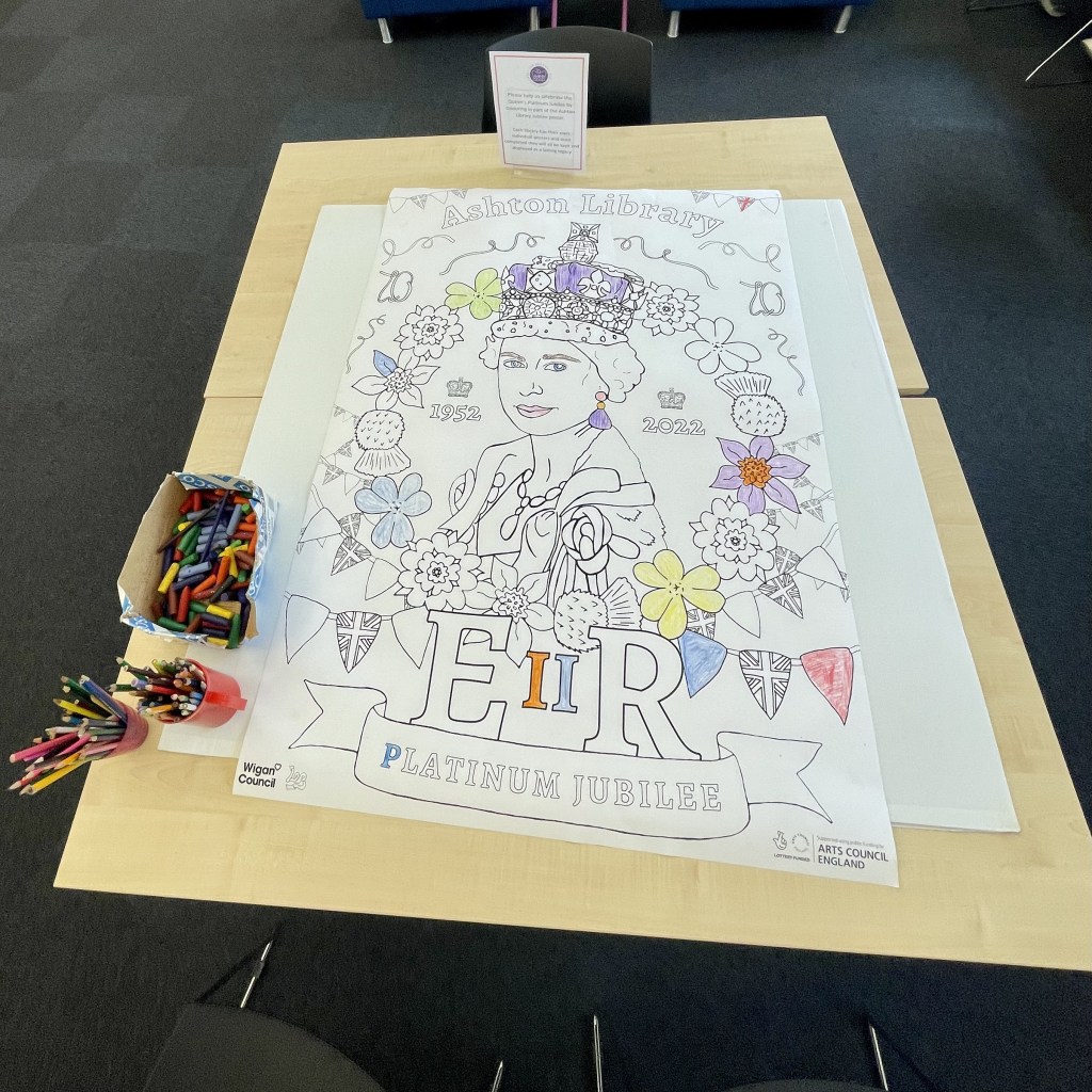 Platinum Jubilee poster of the Queen