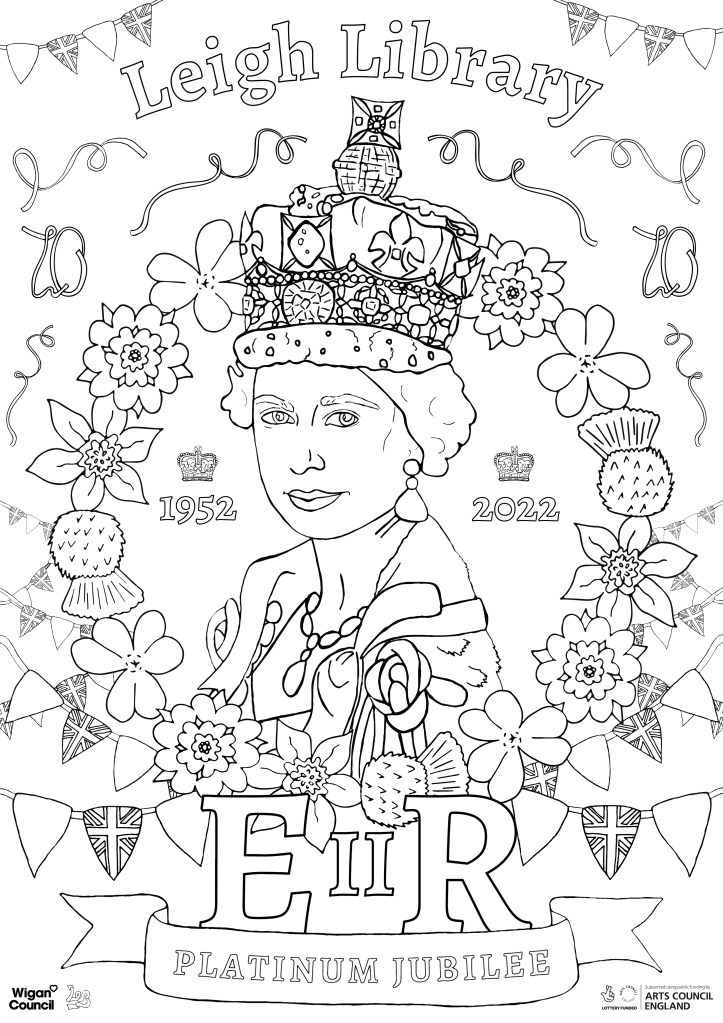 Platinum Jubilee poster of the Queen